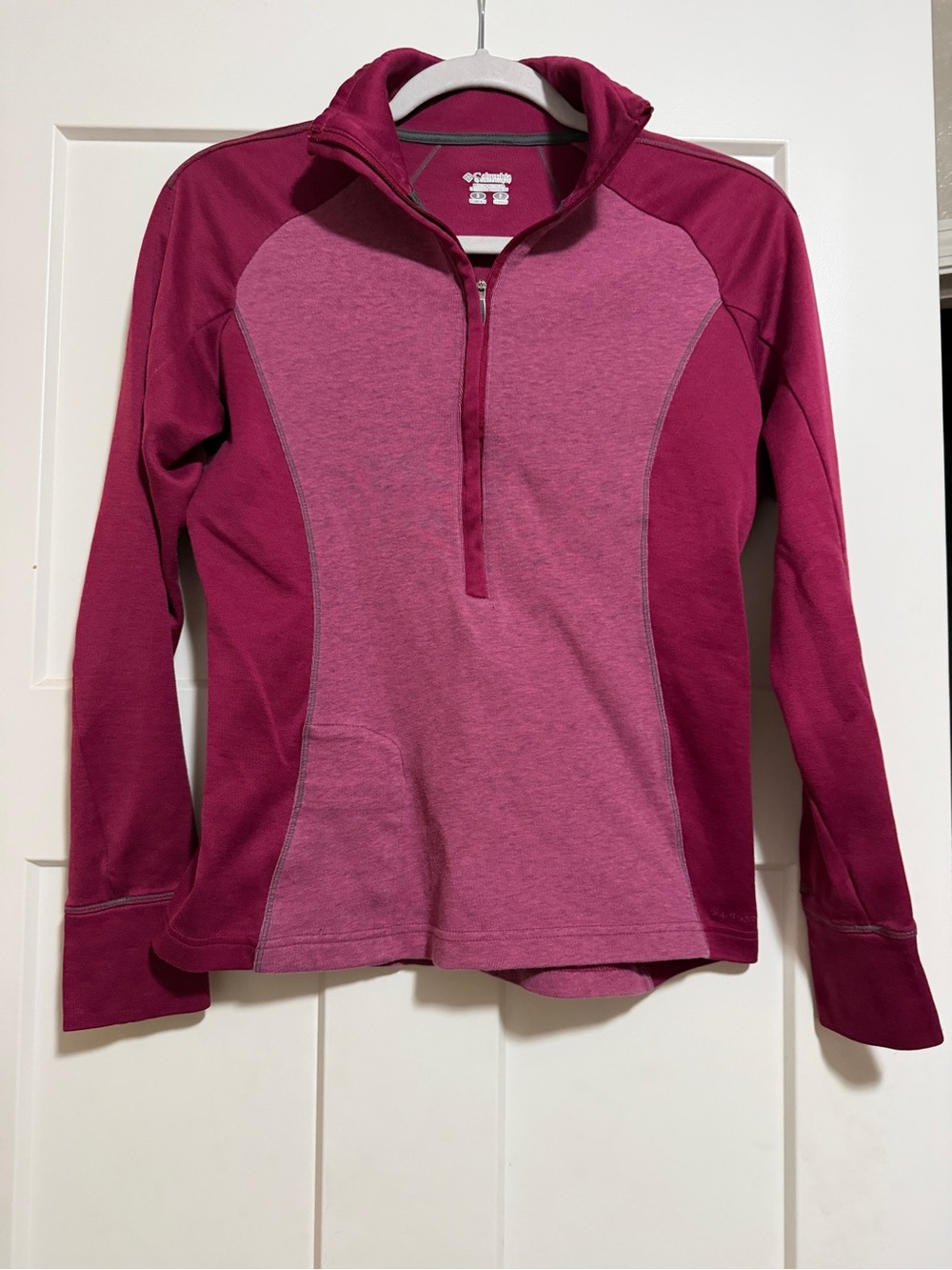 Columbia Women's Half-Zip Performance Pullover - Raspberry & Berry